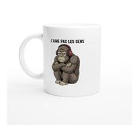 Mug Gorille Boudeur Humour J'aime Pas Les Gens