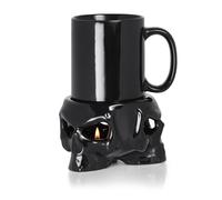 Mug Gothic de Alchemy England - Mug avec Réchauffe-Tasse Skull - pour Indifférent - noir Standard