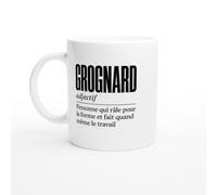 Mug Grognard Personne Qui Râle pour la Forme et Fait Quand Même le Travail | Mug Fun Grognon - Idée Cadeau Originale
