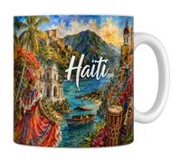 Mug Haïti - Citadelle Laferrière, Tambours & Cathédrale - Céramique 330 ml