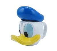 Disney Mug en forme de Mickey et ses amis avec couvercle - Donald Duck - Tasse 3D cadeau - Tasse de bureau