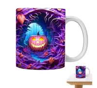 Mug Halloween - Tasse À En Céramique De 350 Ml Avec Poignée | Tasse De Jus Pour Les Centres De Table De Table À Domicile | Décor De Salle Esthétique | Chocolat Chaud Au Thé Au Café P