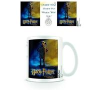 Mug - Harry Potter - Dobby Warning - Taille unique - Blanc - Cylindrique