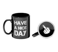 Mug Have a Nice Day - Fuck Tasse drole originale marrante noir Multi G