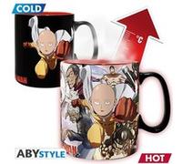 ABYSTYLE - ONE PUNCH MAN Mug thermo-réactif Héros Grand contenant