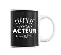 Mug Homme Acteur Meilleur De France Tasse Noir Métier