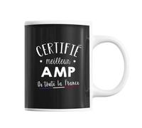 Mug Homme Aide Médico-Psychologique Amp Meilleur De France Tasse Noir Métier