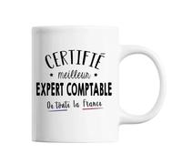 Mug Homme Expert Comptable Meilleur De France Tasse Blanc Métier