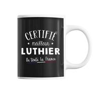 Mug Homme Luthier Meilleur De France Tasse Noir Métier