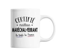 Mug Homme Maréchal-Ferrant Meilleur De France Tasse Blanc Métier