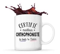 Mug Homme Orthophoniste Meilleur de France | Tasse Blanc métier