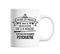 Mug Homme Psychiatre ministère magie | Tasse blanche