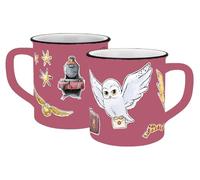 Mug HP Aquarelle World Rouge Aspect émail 400 ml