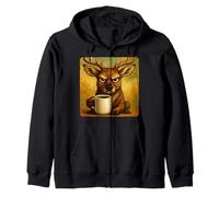 Mug humoristique avec motif cerf grincheux Sweat à Capuche