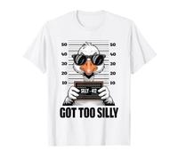 Mug Humoristique avec Visage d'oie Got Too Silly pour Homme et Femme T-Shirt