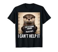 Mug Humoristique en Forme de Loutre avec Inscription « Stop Ottering Around I Can't Help it » T-Shirt