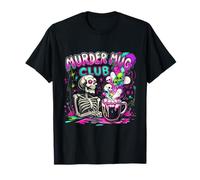 Mug Humoristique Halloween avec Chocolat Chaud Meurtre Club T-Shirt