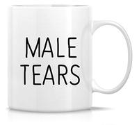 Mug humoristique - Male Tears Meme - Tasse à café en céramique - Drôle, sarcasme, sarcastique, motivant, cadeau d'anniversaire inspirant pour lui, mari, petit ami, ami, frère, collègues, papa, 325 ml