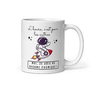 Mug Humoristique "Retard Cosmique" - Idée Cadeau Originale pour Femme et Homme, Collègue de Bureau, Amis ou stagiaire Retardataire - mugs et tasses à Café en céramique Personnalisés Drôle - 325 ml