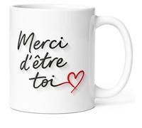 Mug Humour Amour Tasse Message drôle. Idée Cadeau Original Amis Couple Amoureux Collègue Frère Sœur Mari Femme Fiancés pour Anniversaire St Valentin Noël. Mugs le Sourire dès le Réveil 320ml