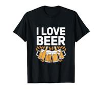 Mug « I Love Beer » Cheers Lager Ale Party T-Shirt Graphique avec Valeur