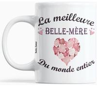 Mug idée Cadeau Belle-Mère Anniversaire plaisir d'offrir à Noël La Meilleure Belle-Mère Du Monde Entier