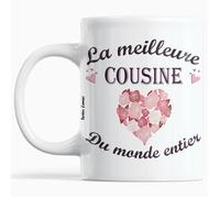 Mug idée Cadeau Cousine Anniversaire plaisir d'offrir à Noël La Meilleure Cousine Du Monde Entier