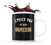 Mug - Inspecteur J'peux Pas - Céramique - Imprimé En France - 325 Ml - Résistant Lave-Vaisselle