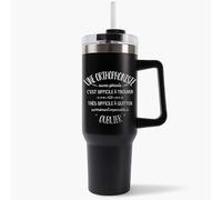 Mug Isotherme 1,2L - Une Orthophoniste aussi géniale Noire - Bouteille Thermos avec Anse, Paille et Couvercle - Idée Cadeau Gourde Personnalisée
