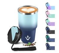 Mug Isotherme 600ml 20oz, Tasse à café Double Paroi, Réutilisable, Thermo Café Acier Inoxydable 304, sans BPA, Tumbler Tasse Isotherme pour École, Sport, Bureau, Gym, Yoga, Camping, Randonnée