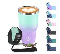 Mug Isotherme 600ml 20oz, Tasse Isotherme sans BPA, Tasse Thermos Double Paroi, Thermo Café Réutilisable Acier Inoxydable 304, Tumbler pour École, Sport, Bureau, Gym, Yoga, Camping, Randonnée