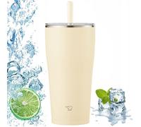 Mug isotherme avec paille pour voiture ZOJIRUSHI SX-HA72H-CM 720 ml Beige