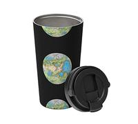 Mug Isotherme Avec Poignée Trois Planètes Extraterrestres Tasse De Voiture Réutilisable Avec Couvercle Mug De Voyage En Inox, Pour Boissons Chaudes Et Froides, Thé, Café, 17Oz