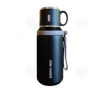 Mug isotherme - CONFOZEN - 600ml - Inox 304 - Poignée portable - Bouchon étanche