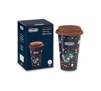 Delonghi tasse thermique céramique 300ml double paroi de voyage bouchon silicone