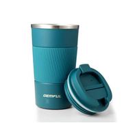 Mug Isotherme GEMFUL 510ml - Double Isolation, Léger et Étanche - Tasse Voyage pour Bureau, Voiture - Bleu