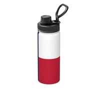 Mug isotherme imprimé drapeau du Texas 532 ml - Convient pour l'alpinisme, le camping, la gym, le bureau et un usage quotidien