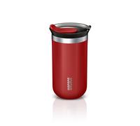 WACACO Octaroma Lungo Mug Isotherme Café, 10 fl oz(300ml), Mug de Voyage en Acier Inoxydable à Double Paroi avec Couvercle à Boire, Rouge