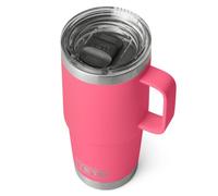 Mug Isotherme Rambler 20 oz (591 ml), Tropical Pink | Mug à café de voyage en inox, couvercle Stronghold anti-fuite, mug à café isotherme pour boissons chaudes ou froides