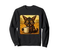Mug Jackal Grumpy Coffee Morning Humour Wildlife Tired Sweatshirt
