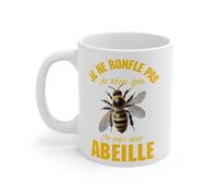 Mug Je ne Ronfle Pas, Je rêve Que Je suis Une Abeille - Tasse Céramique 325ml - Cadeau Amusant et Original Mug Size 11oz