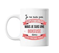 Mug Je ne suis pas Superwoman, je suis Boxeuse