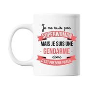 Mug Je ne suis pas Superwoman, je suis Gendarme