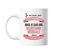 Mug Je ne suis pas Superwoman, je suis Secrétaire Médicale
