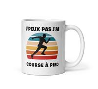 Mug je peux pas j'ai course à pied vintage coureur tasse course à pied humour