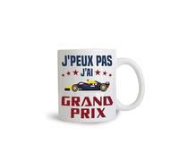 Mug je peux pas j'ai grand prix cadeau homme anniversaire course de voitures original papa noël fête des pères