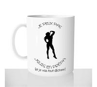 Mug Je Peux Pas J'suis en Prépa - Tasse Cadeau Idées Cadeaux Original - Sport Prépa Bikini Wellness Bodybuilding Coach