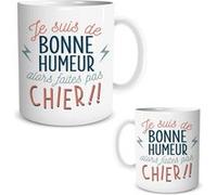 mug je suis de bonne humeur... - CD5466 Blanc G