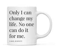Mug Je suis la seule à pouvoir changer ma vie. Personne ne le peut. Tasse | Naissance Lot de 2-330ml Robuste Tasses A Cafe Humour Mugs Maman Anniversaire