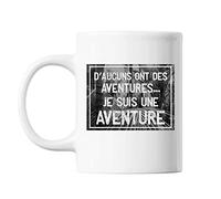 Mug Je suis une Aventure Référence OSS117 Blanc